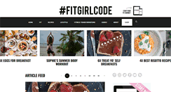 Desktop Screenshot of fitgirlcode.com